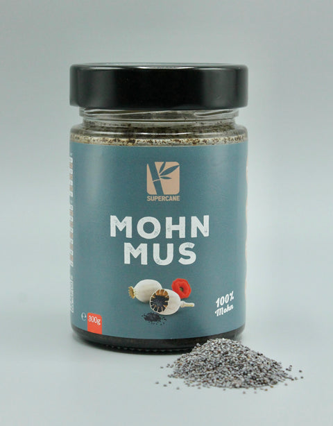 Cremiges Mohnmus aus 100% Mohnsamen | Proteinreicher Aufstrich | Vegan &amp; Glutenfrei |